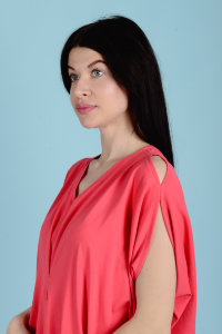 Платье П 589 (коралловый)